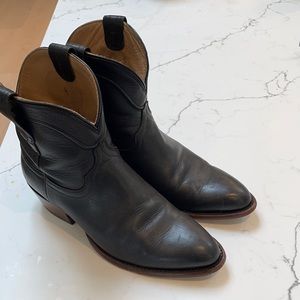 Tecovas black leather boots